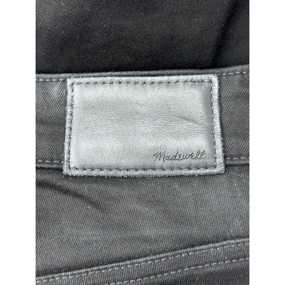 Madewell Curvy High-Rise Skinny Jeans Black Denim Size 29T - Picture 15 of 15